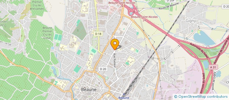 localisation de l'entreprise MADAME NADINE DEFAUT à BEAUNE