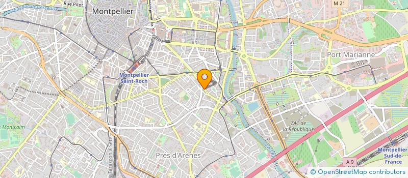 localisation de l'entreprise MADAME NADINE DELFOSSE à MONTPELLIER