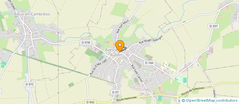 localisation de l'entreprise MADAME NADINE DELHAYE à AVESNES-LES-AUBERT