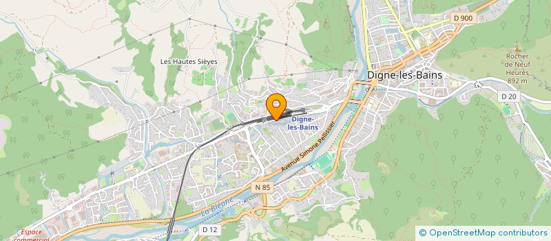 localisation de l'entreprise MADAME NADINE DESMAISON à DIGNE-LES-BAINS