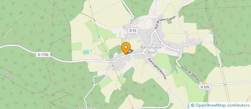 localisation de l'entreprise MADAME NADINE DEVERNOY  BARISIS-AUX-BOIS