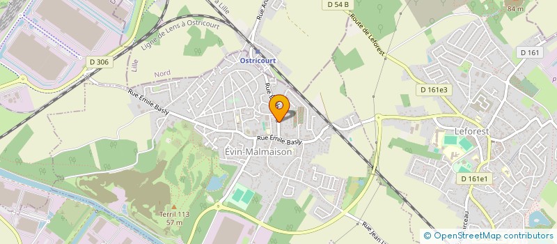 localisation de l'entreprise MADAME NADINE DINCQ  EVIN-MALMAISON