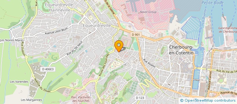 localisation de l'entreprise MADAME NADINE DJEBBAR à CHERBOURG-EN-COTENTIN