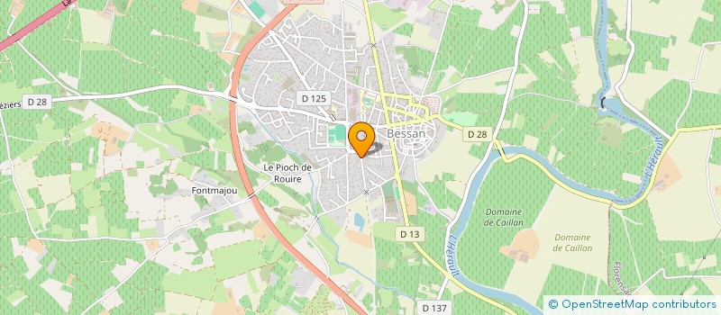 localisation de l'entreprise MADAME NADINE DONAT-SALLES  BESSAN