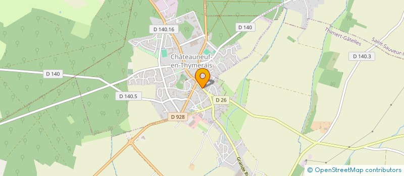localisation de l'entreprise MADAME NADINE DORANGE à CHATEAUNEUF-EN-THYMERAIS