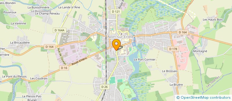 localisation de l'entreprise MADAME NADINE DOSSET  NORT-SUR-ERDRE