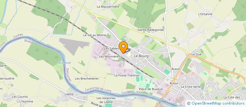 localisation de l'entreprise MADAME NADINE DOURLET  DESCARTES