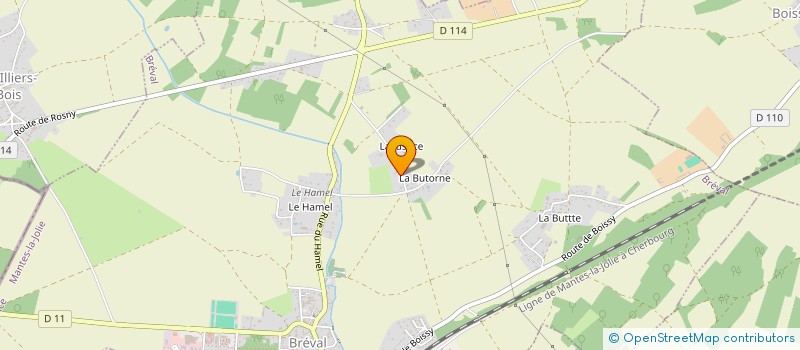 localisation de l'entreprise MADAME NADINE DUCORROY à BREVAL