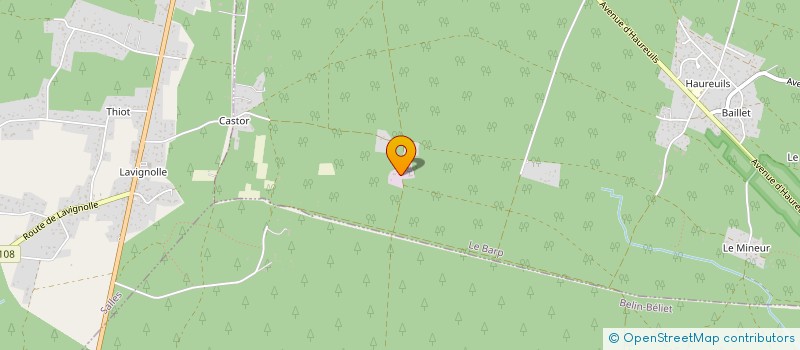 localisation de l'entreprise MADAME NADINE DUFAURE  LE BARP