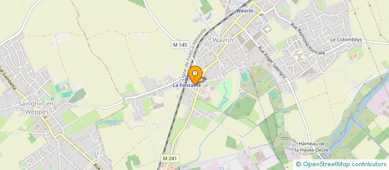 localisation de l'entreprise MADAME NADINE DUFLOT  WAVRIN