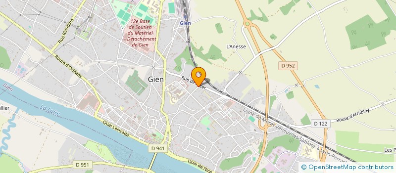 localisation de l'entreprise MADAME NADINE DUMOULIN à GIEN