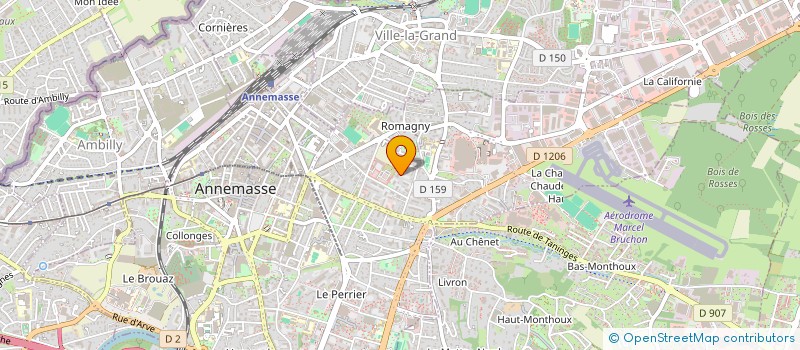 localisation de l'entreprise MADAME NADINE DUPERRIER à ANNEMASSE