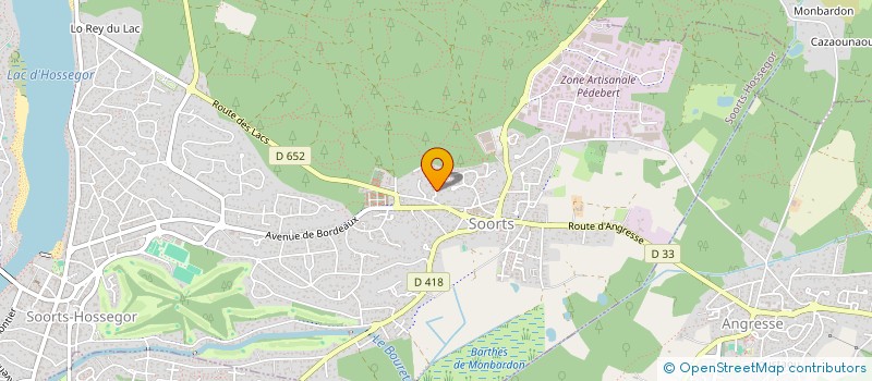 localisation de l'entreprise MADAME NADINE DUPONCHEL  SOORTS-HOSSEGOR