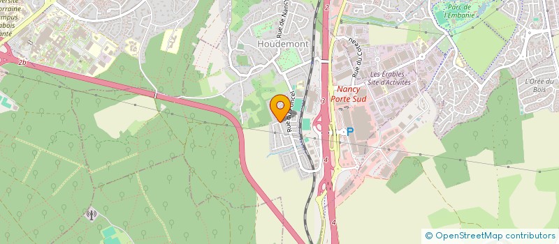 localisation de l'entreprise MADAME NADINE DUPONT  HOUDEMONT