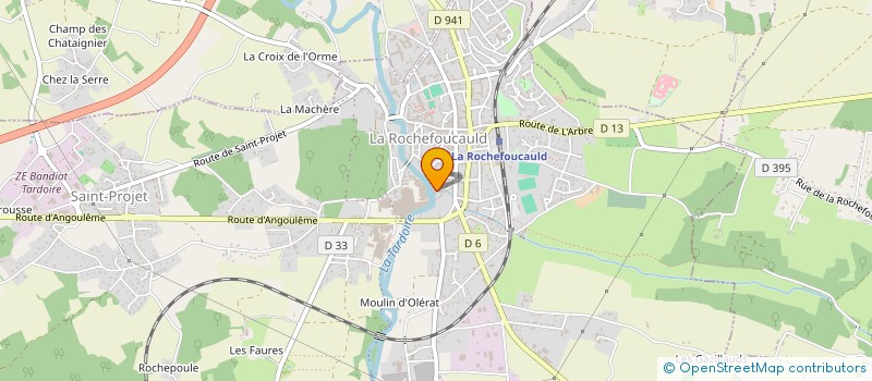 localisation de l'entreprise MADAME NADINE DUPORT à LA ROCHEFOUCAULD-EN-ANGOUMOIS