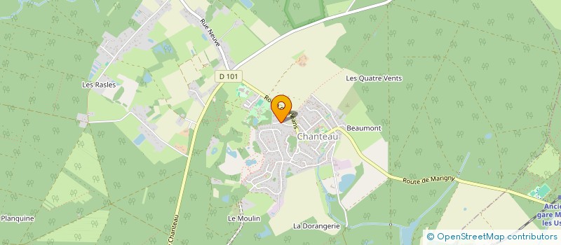localisation de l'entreprise MADAME NADINE DUPRE  CHANTEAU