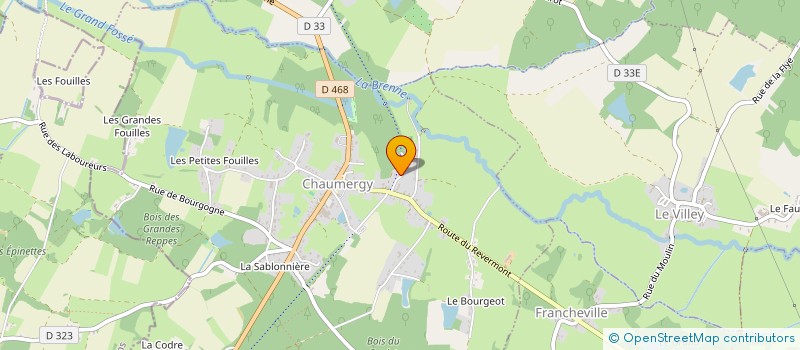 localisation de l'entreprise MADAME NADINE DURR  CHAUMERGY