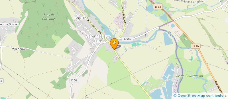 localisation de l'entreprise MADAME NADINE DUVOISIN  GARENNES-SUR-EURE