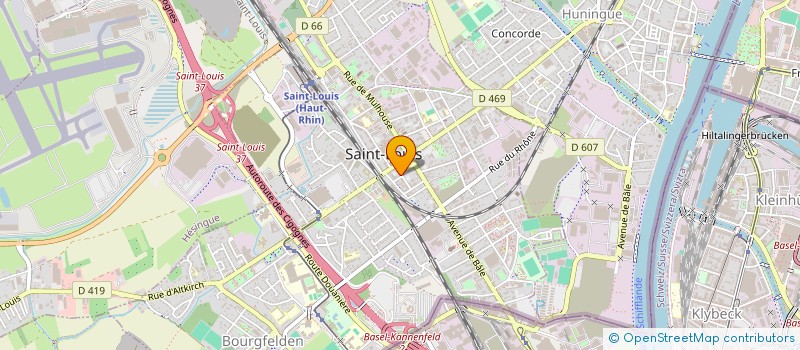 localisation de l'entreprise MADAME NADINE ERIKA PETER  SAINT-LOUIS