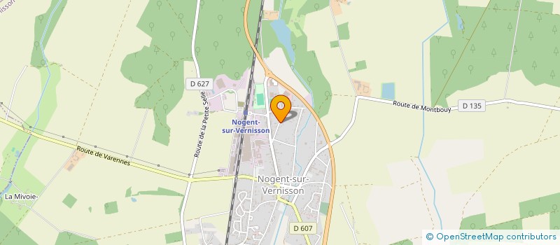 localisation de l'entreprise MADAME NADINE ERNOULT à NOGENT-SUR-VERNISSON