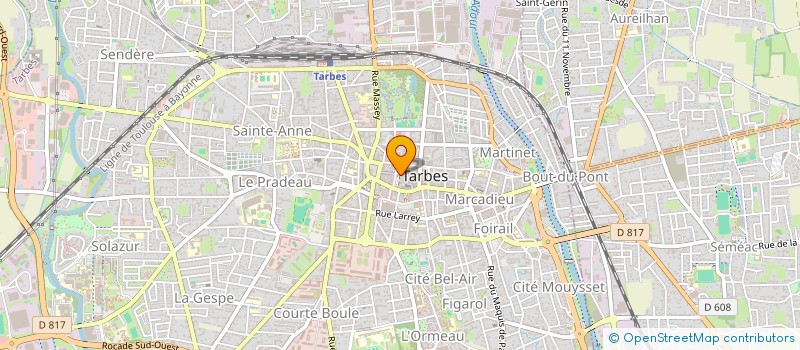 localisation de l'entreprise MADAME NADINE ESCALIERE à TARBES