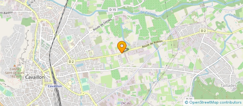 localisation de l'entreprise MADAME NADINE ESCOFFIER  CAVAILLON