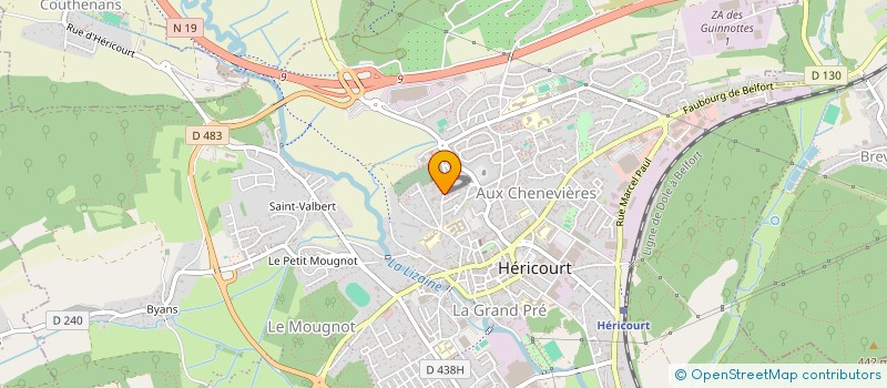 localisation de l'entreprise MADAME NADINE ETIENNE  LUZE