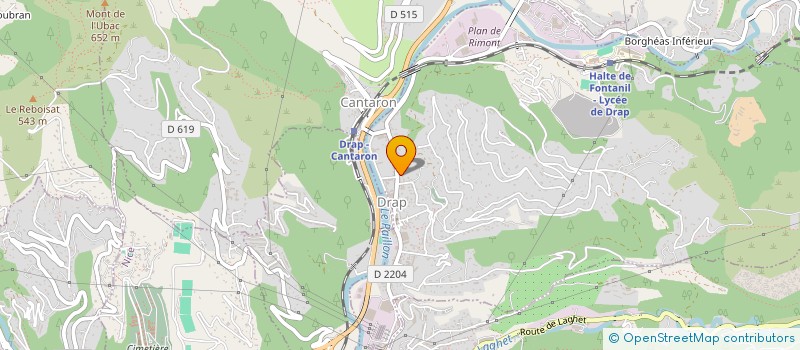 localisation de l'entreprise MADAME NADINE EUSEBI  DRAP