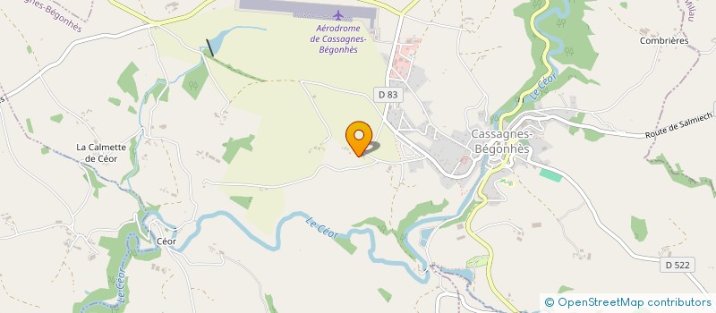 localisation de l'entreprise MADAME NADINE FABIE  COMPS-LA-GRAND-VILLE