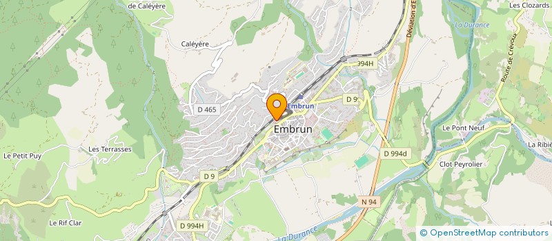 localisation de l'entreprise MADAME NADINE FANTON à EMBRUN