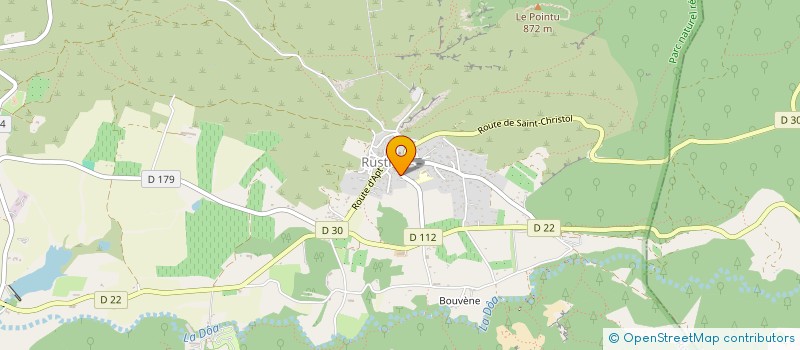 localisation de l'entreprise MADAME NADINE FAUJAS  RUSTREL