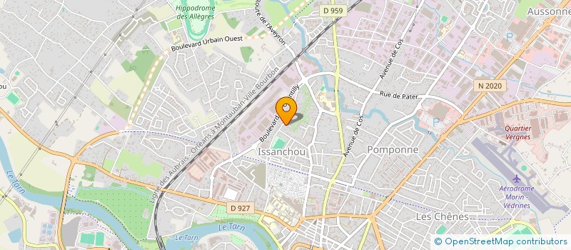 localisation de l'entreprise MADAME NADINE FAURE  MONTAUBAN