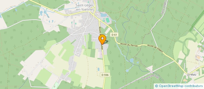 localisation de l'entreprise MADAME NADINE FAUVEAU  SAINT-LEGER-EN-YVELINES