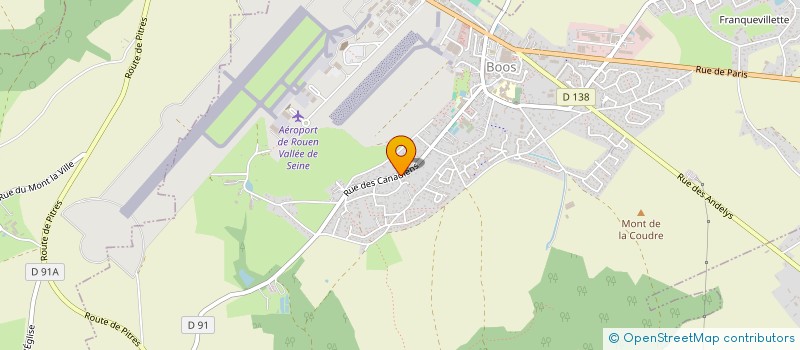 localisation de l'entreprise MADAME NADINE FAUVELLE  BOOS