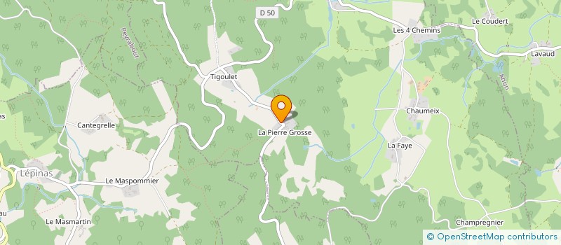 localisation de l'entreprise MADAME NADINE FAYETTE  SAINT-YRIEIX-LES-BOIS