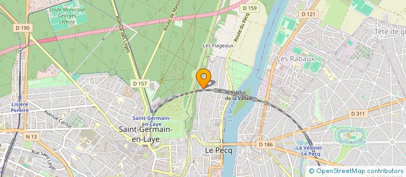 localisation de l'entreprise MADAME NADINE FELIX  LE PECQ