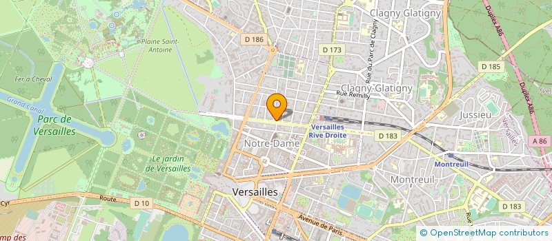 localisation de l'entreprise MADAME NADINE FERMOND à VERSAILLES