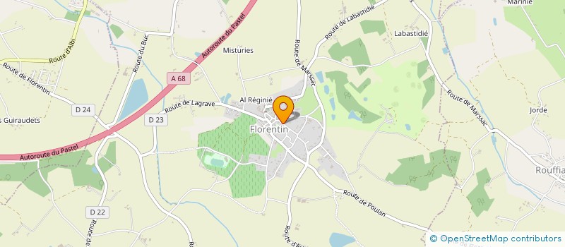 localisation de l'entreprise MADAME NADINE FERRIERE à FLORENTIN