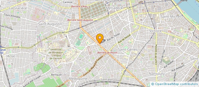 localisation de l'entreprise MADAME NADINE FERRON  BORDEAUX