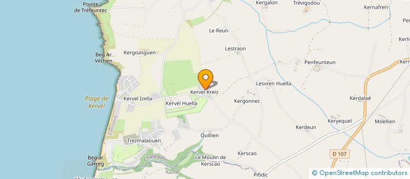 localisation de l'entreprise MADAME NADINE FIACRE  PLONEVEZ-PORZAY