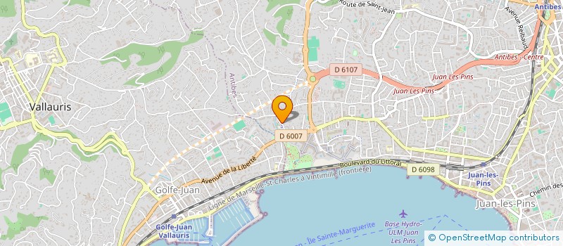 localisation de l'entreprise MADAME NADINE FILISETTI à ANTIBES