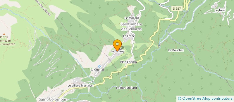 localisation de l'entreprise MADAME NADINE FOLIE  LA CHAMBRE