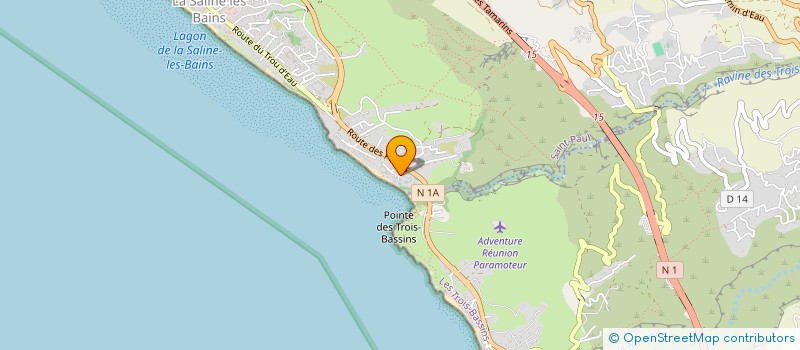 localisation de l'entreprise MADAME NADINE FONTAINE  SAINT-PAUL