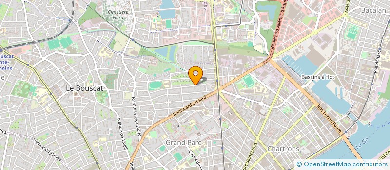 localisation de l'entreprise MADAME NADINE FORGERON  LE BOUSCAT