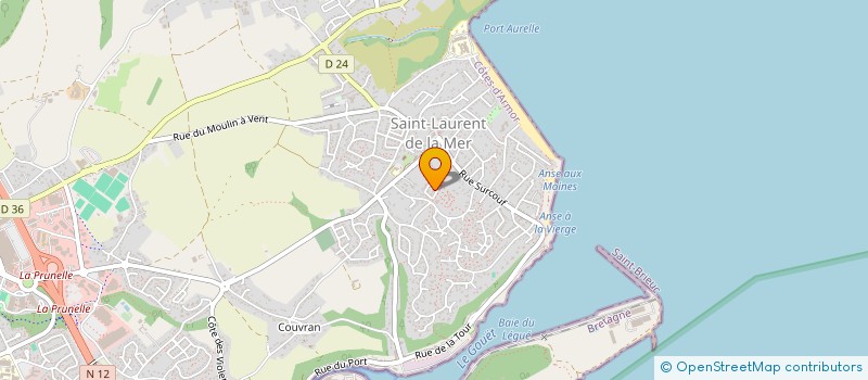 localisation de l'entreprise MADAME NADINE FOURGOUS  PLERIN