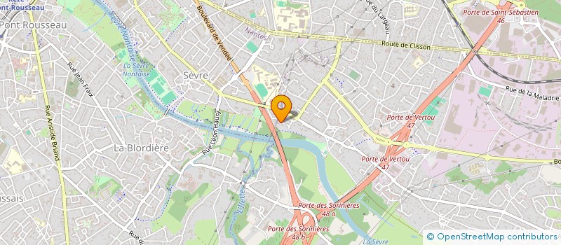 localisation de l'entreprise MADAME NADINE FRADET  VERTOU