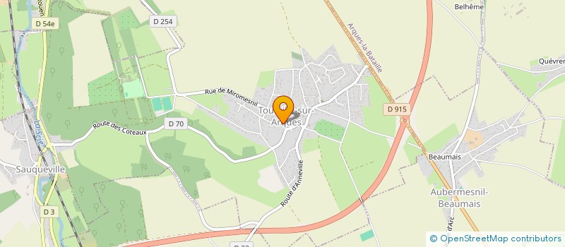 localisation de l'entreprise MADAME NADINE FREMONT  TOURVILLE-SUR-ARQUES