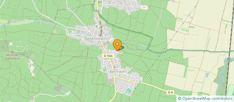 localisation de l'entreprise MADAME NADINE FREYBURGER  BENNWIHR