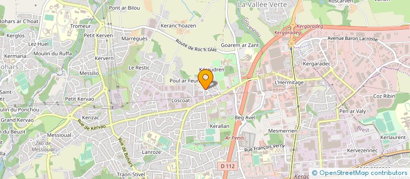 localisation de l'entreprise MADAME NADINE GAGNON à BREST