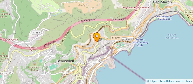 localisation de l'entreprise MADAME NADINE GALFRE à BEAUSOLEIL